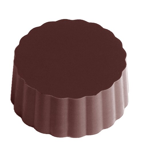 Chocolate World Mould Magnetic Round 32mm
